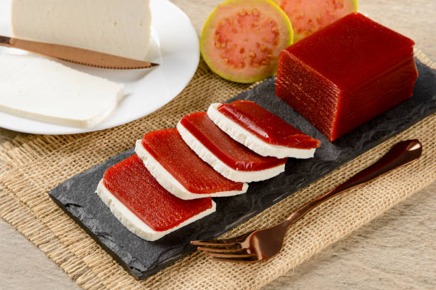 istock Goiabada, a typical sweet made from guava. 1338514582