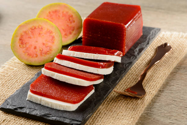 istock Goiabada, a typical sweet made from guava. 1338514598