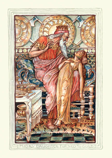 istock King Midas' daughter turned to gold, Greek Mythology 1338516208
