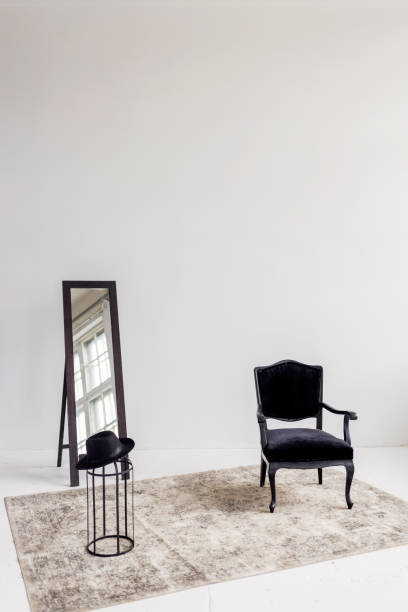 istock Vintage armchair and mirror 1338516236