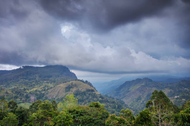 istock Green Hills And Blue Sky With Dramatic Clouds 1338543882