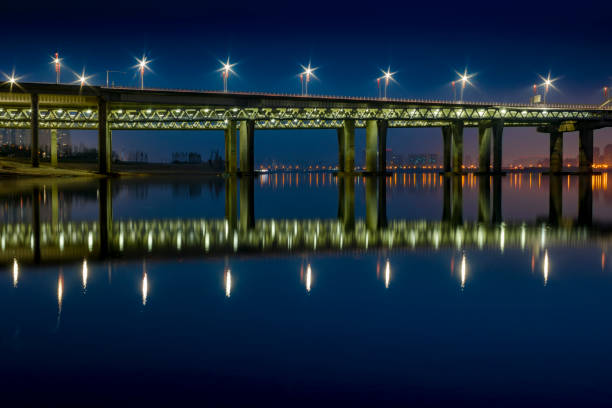 istock City viaduct in the night 1338547497