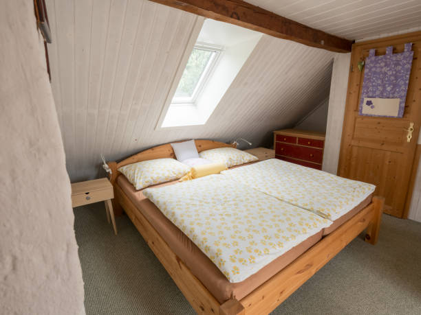 istock Bed in a Vintage Bedroom 1338554045