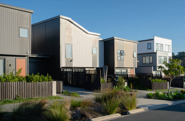 The view of building apartment side by side, a housing colony.