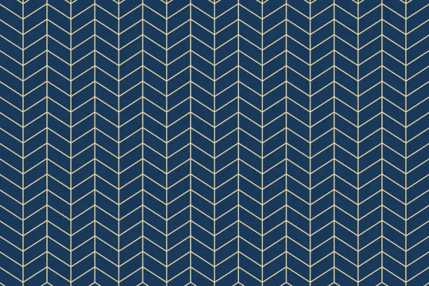 Vector illustration of zigzag line seamless pattern