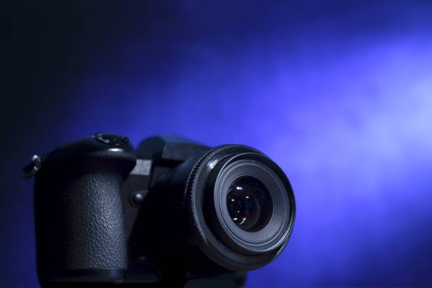 A close-up view showcasing three classic film cameras produced half a century ago, capturing the vintage charm of photography technology.