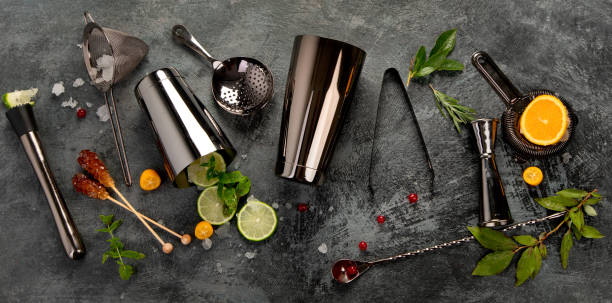 istock Cocktail bar equipment 1338589336