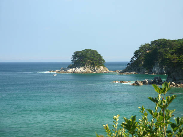 istock Sea rocky coast with turquoise water 1338589567