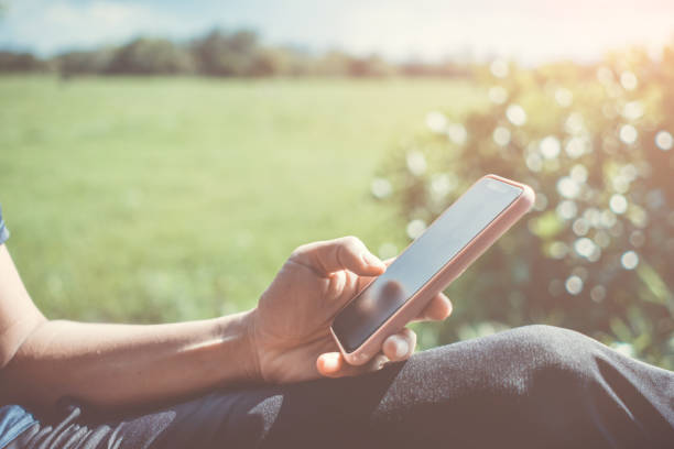 istock Woman hand using smartphone to do work business, social network, communication concept. 1338595536