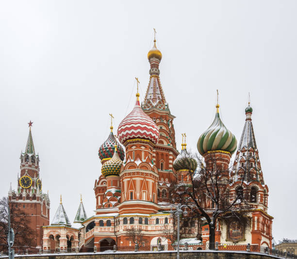 istock St. Basil's Cathedral on Red Square in Moscow at winter 1338597085