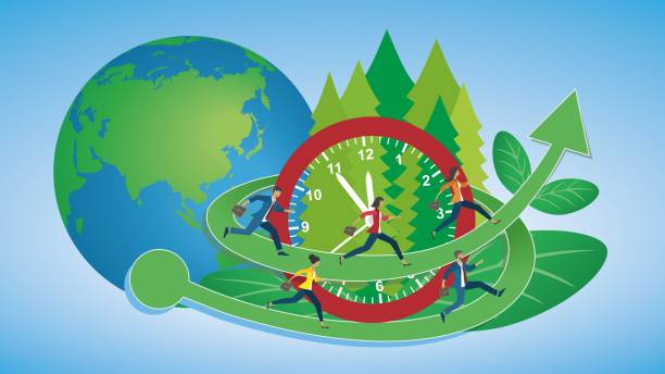 Slow Fashion Clock Vector Art At Vecteezy