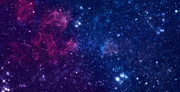 istock Chaotic space background. Planets, stars and galaxies in outer space showing the beauty of space exploration. 1338600701