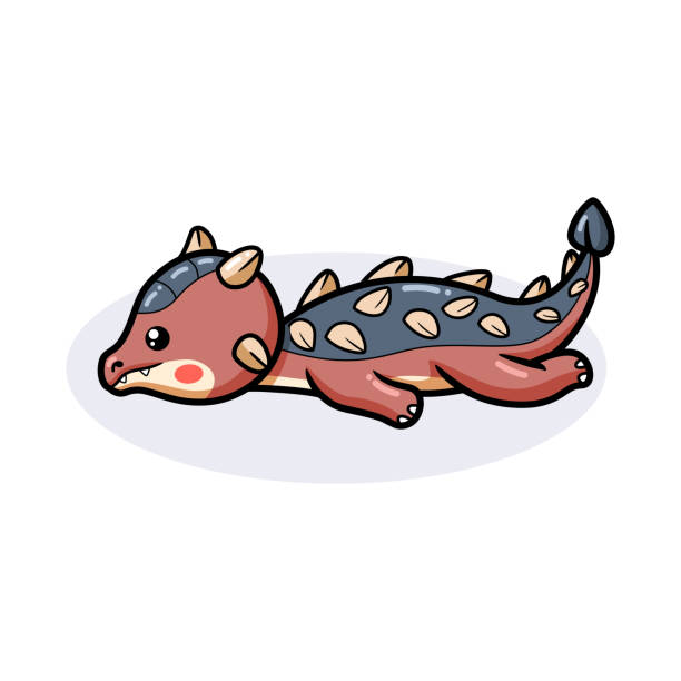 Cute Little Ankylosaurus Dinosaur Cartoon With Lying Down Stock Illustration - Download Image Now - iStock Cute Little Ankylosaurus Dinosaur Cartoon With Lying Down Stock Illustration - Download Image Now - iStock