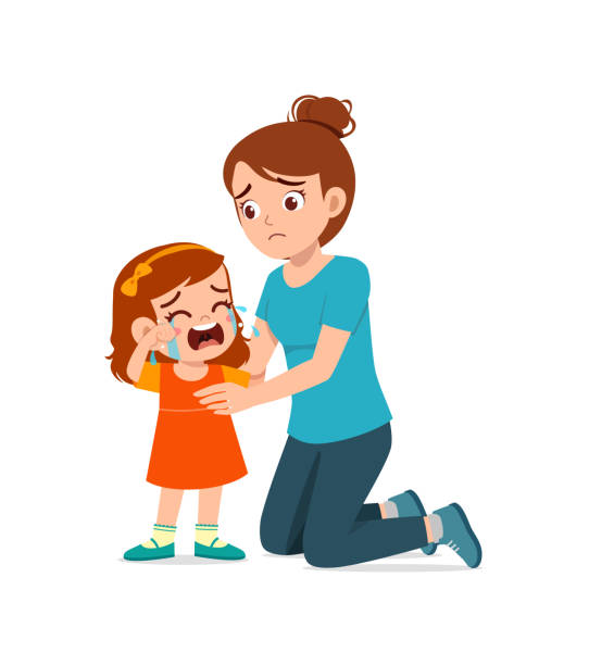 1,900+ Mom And Child Crying Stock Illustrations, Royalty-Free Vector  Graphics & Clip Art - iStock