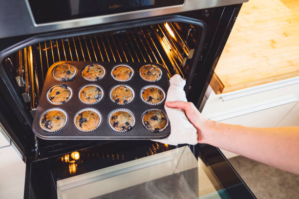 istock Delicious blueberry muffins 1338615703