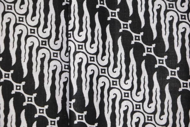 istock Indonesian batik, Indonesian traditional cloth pattern 1338619845
