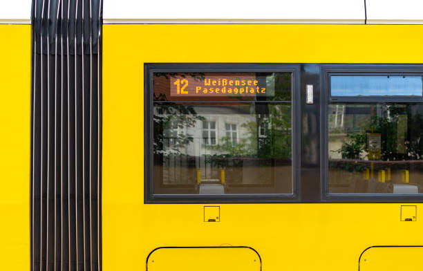 istock Close-Up Of Yellow Train 1338626388