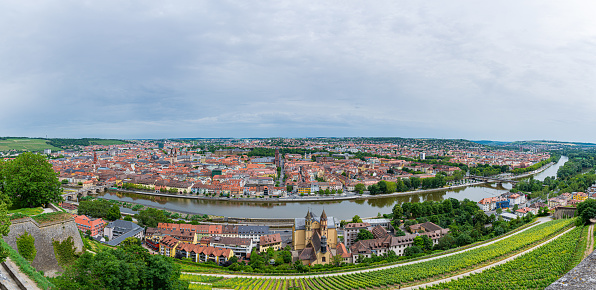 Panoramic Photo of Würzburg.