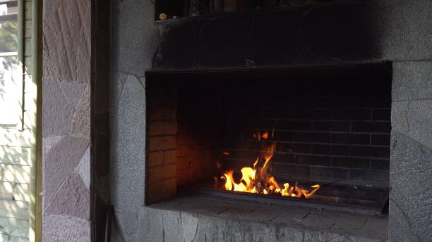 istock There's a fire burning in the street oven 1338635542