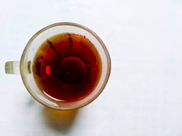 istock a cup of warm tea on a white background 1338638260