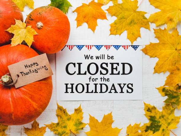 istock We will be closed on the Holidays 1338639766