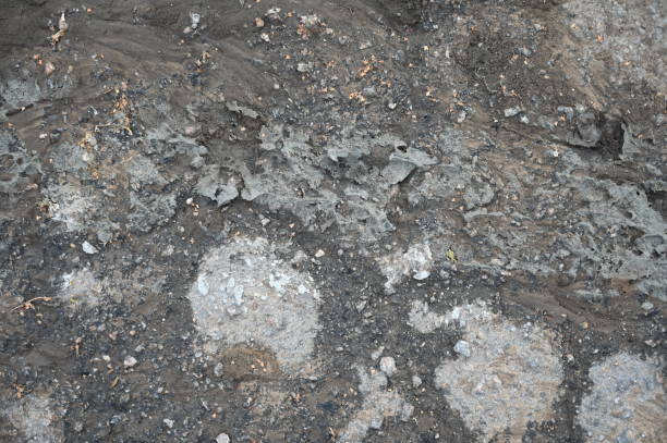 istock Old dirty wall close up. Grunge abstract photo background.  Beautiful stone texture pattern. 1338640458