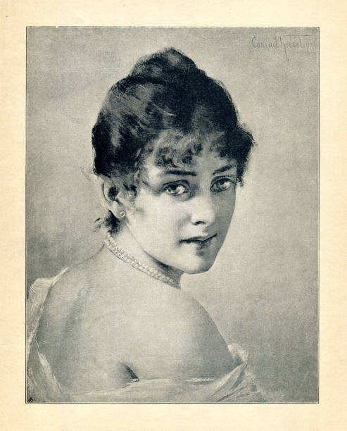 istock Beautiful young woman illustration portrait 1891 1338645209