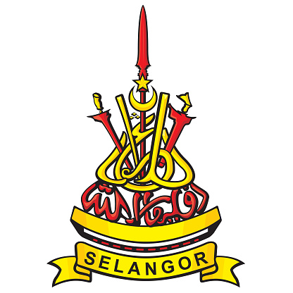 Flag and coat of arms of Selangor