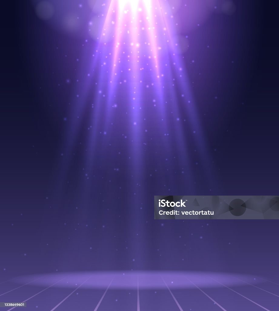 Vetores de Boates Holofotes Roxos e mais imagens de Plano de Fundo