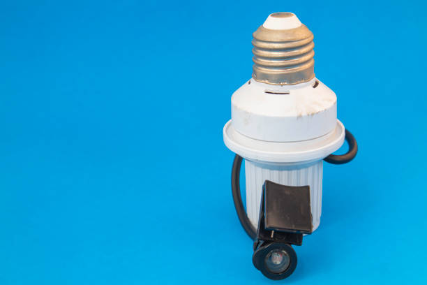 istock Light fixtures with light sensors. 1338652008