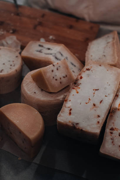 istock Various types of cheese. Free space for text. Toned. Cheese background. 1338652495