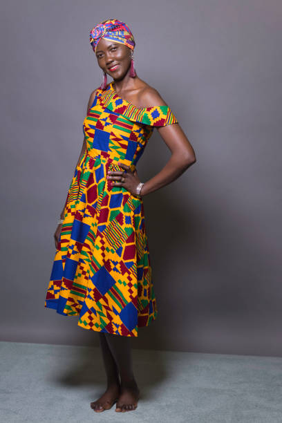 istock African lady wearing traditional dress 1338653793
