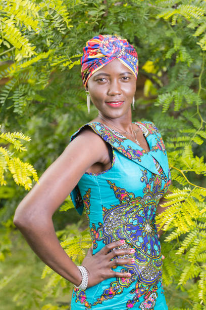 istock Ghanaian lady in her garden 1338655563