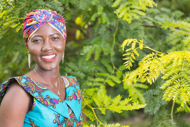 istock Ghanaian lady in her garden 1338656292