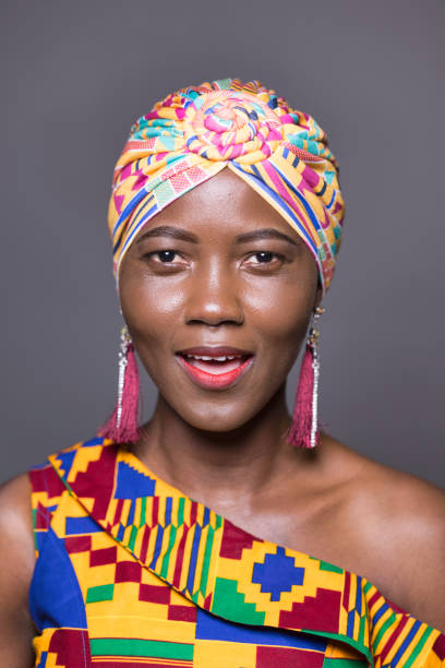 istock Ghanaian lady wearing traditional clothes 1338657038