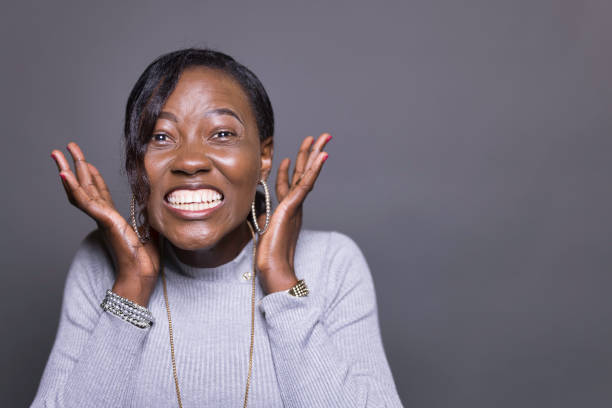 istock Shocked African lady 1338658495