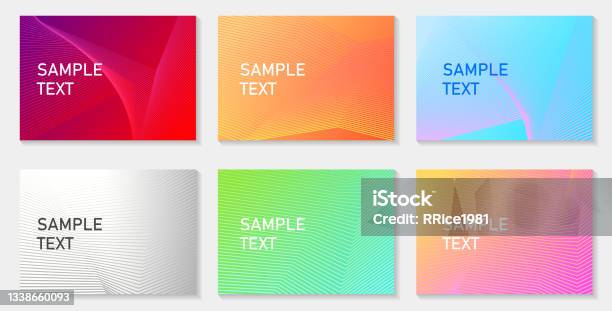 Simple Color Program Background Design Colorful Simple Geometric Background Design Set Stock Illustration ...