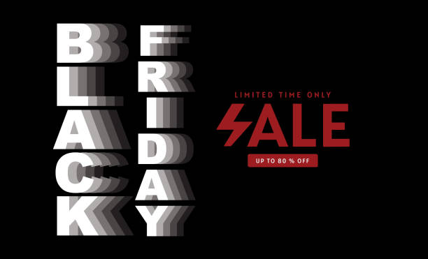 ilustrações de stock, clip art, desenhos animados e ícones de black friday, sale, banner design template, gold & black color, abstract background, vector. - retail occupation flash