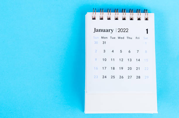 istock January 2022 desk calendar 1338671636