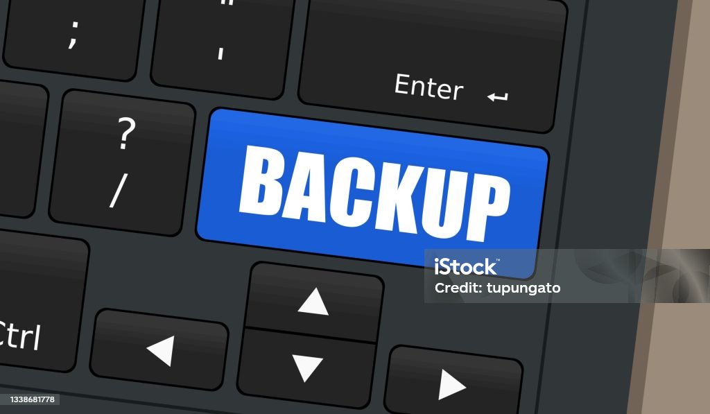 Backup Plain Key Backup Keyboard Special Key Stock Illustration - Download Image Now ...
