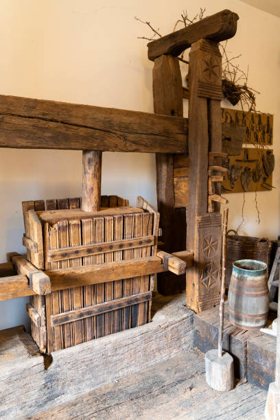 istock old wine press in Moor, Hungary 1338684973