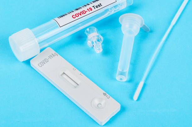 istock Rapid kits of Covid-19 Ag test 1338687297
