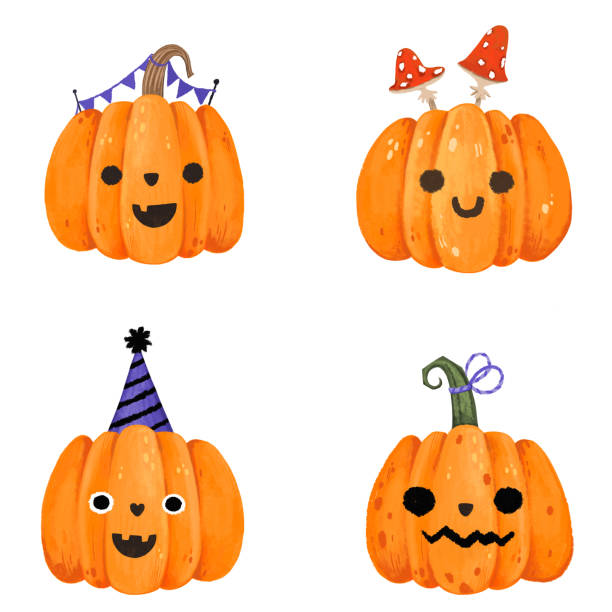 Halloween Pumpkin Drawing Illustrations, Royalty-Free Vector Graphics &  Clip Art - iStock