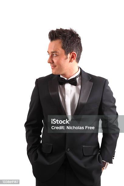 Dinner Jacket Candid Stock Photo - Download Image Now - Adult, Adults Only, Beautiful People