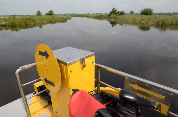 istock Crossing the Linde River on a manually operated ferry 1338694734