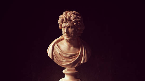 istock Bust of a Philosopher or Barbarian Art Sculpture 1338702160