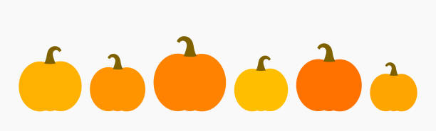 kolekcja ikon dyni. - pumpkin patch stock illustrations