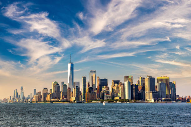 istock Manhattan cityscape in New York 1338705915