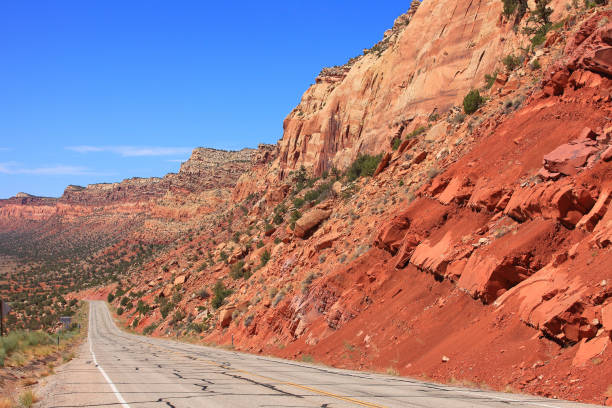 istock Rock formation by the road 1338708400