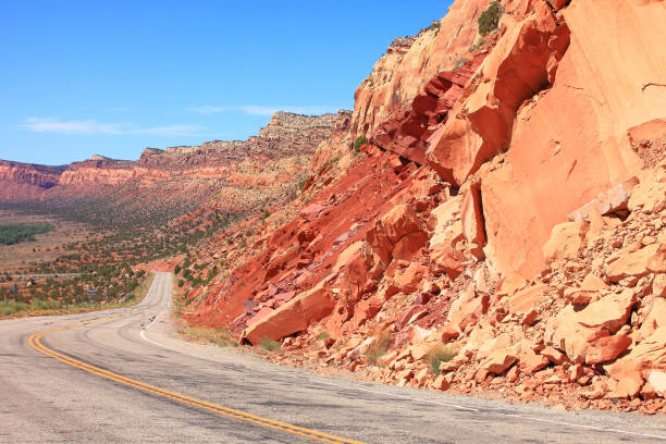 istock Rock formation by the road 1338708566